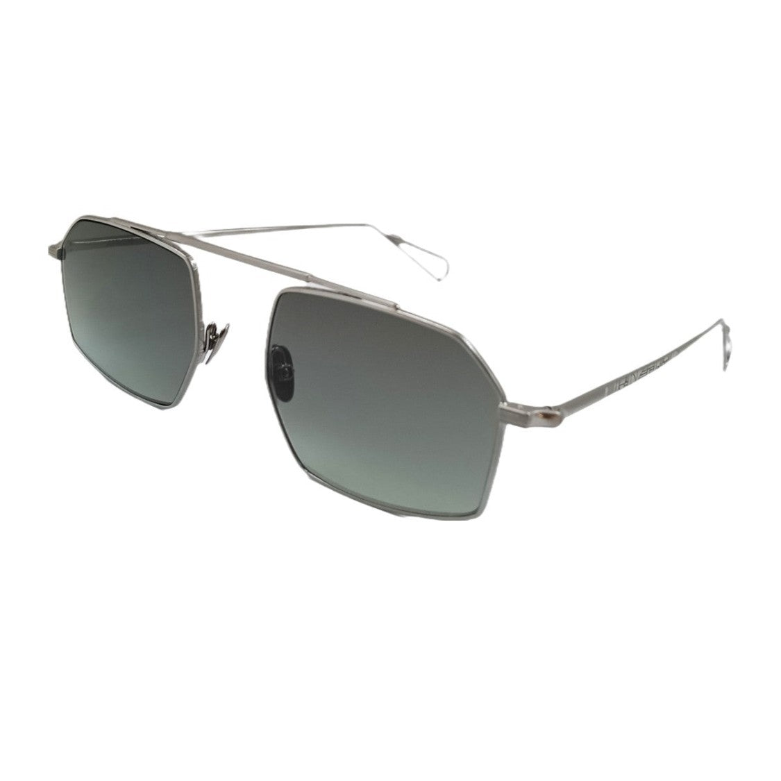 Ahlem Grey Royale Metal Geometric Sunglasses