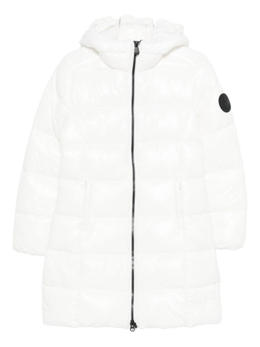 Save The Duck Quilted Mid-Length Jacket With Hood