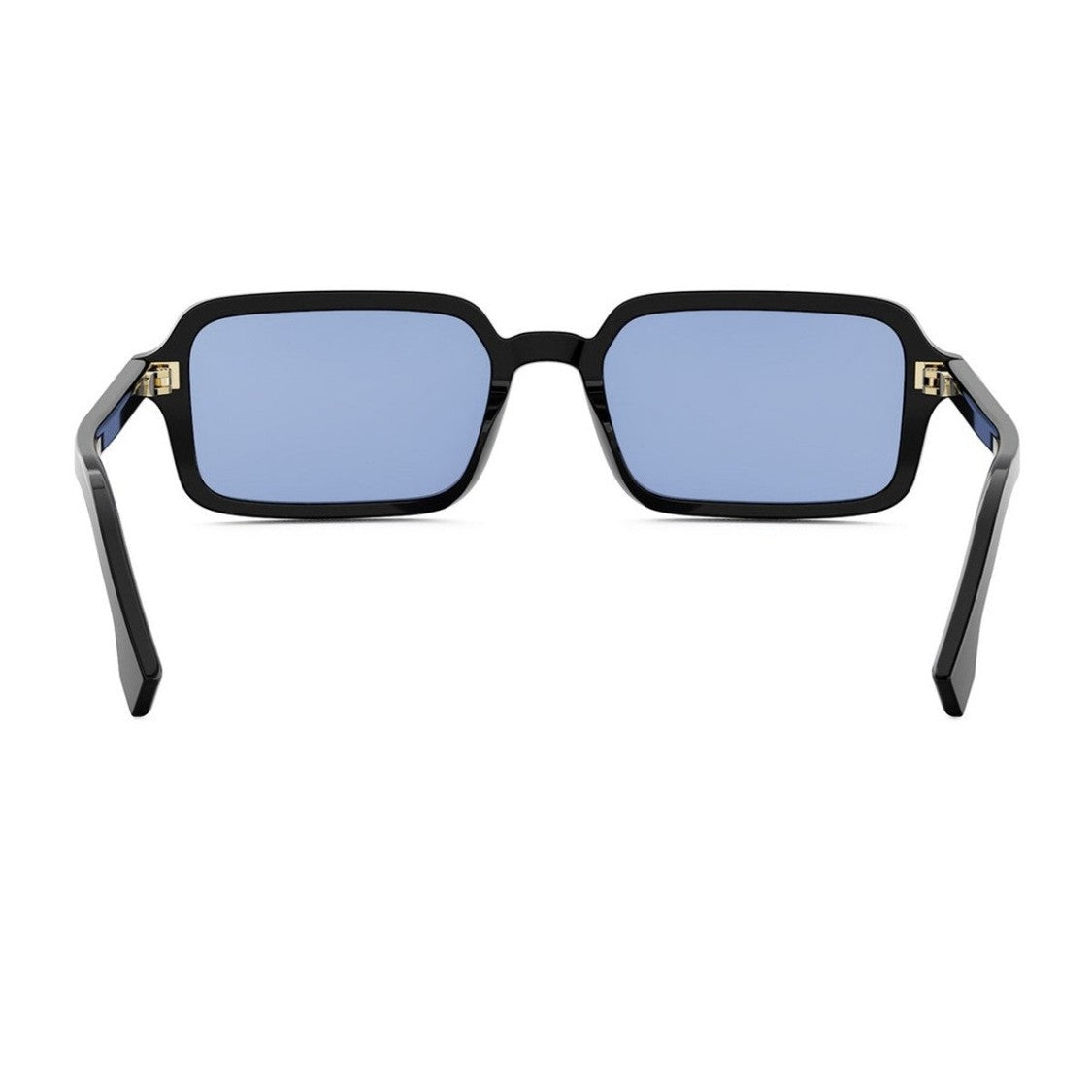 Fendi Black Fendi Selleria Rectangular Acetate Sunglasses
