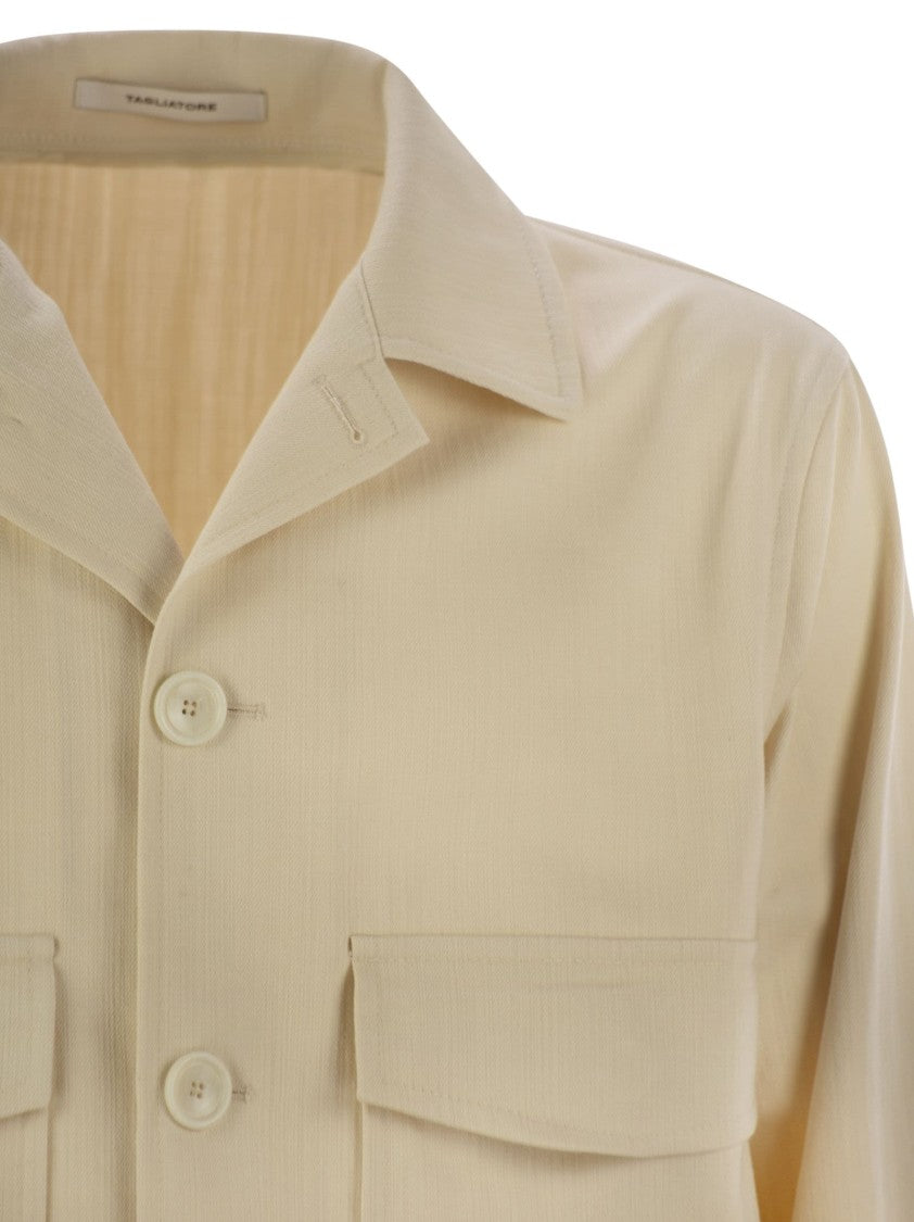 Tagliatore Stretch Cotton Blend Jacket
