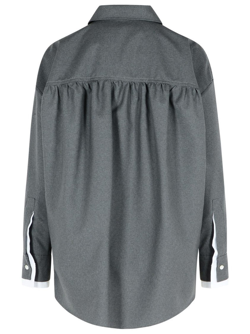Marni Grey Virgin Wool Shirt