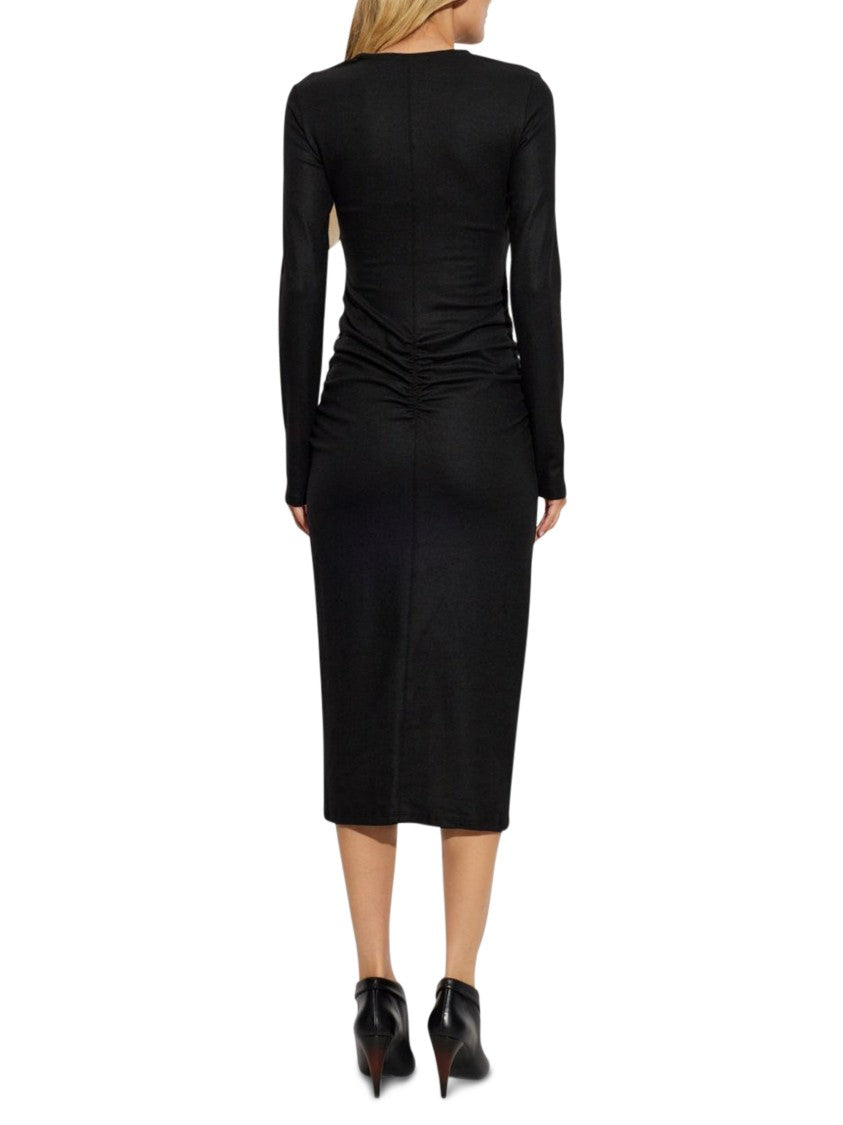 Isabel Marant Étoile Dylin-Gc Asymmetrical Ruched Midi Dress