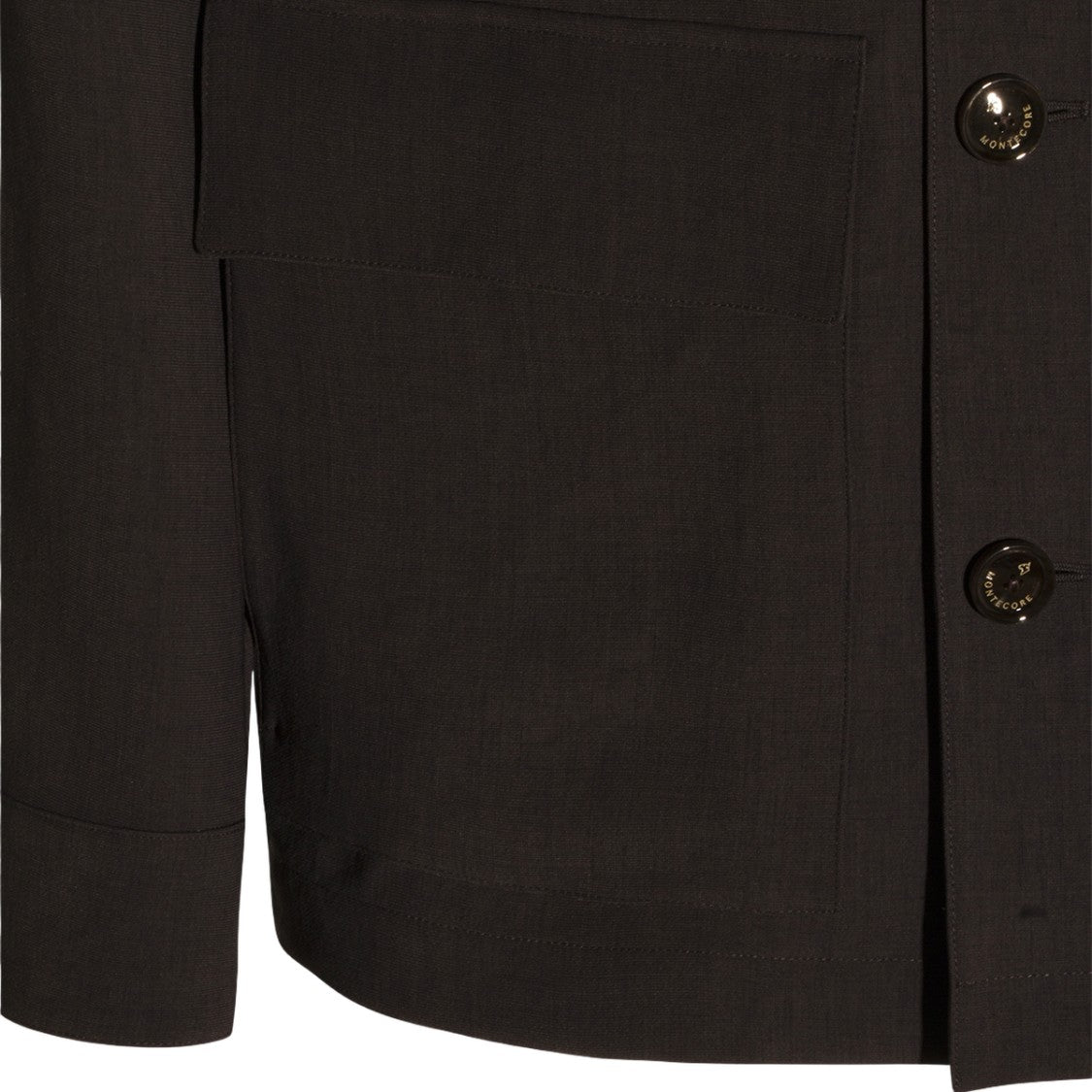 Montecore Grey Jacket With Classic Collar