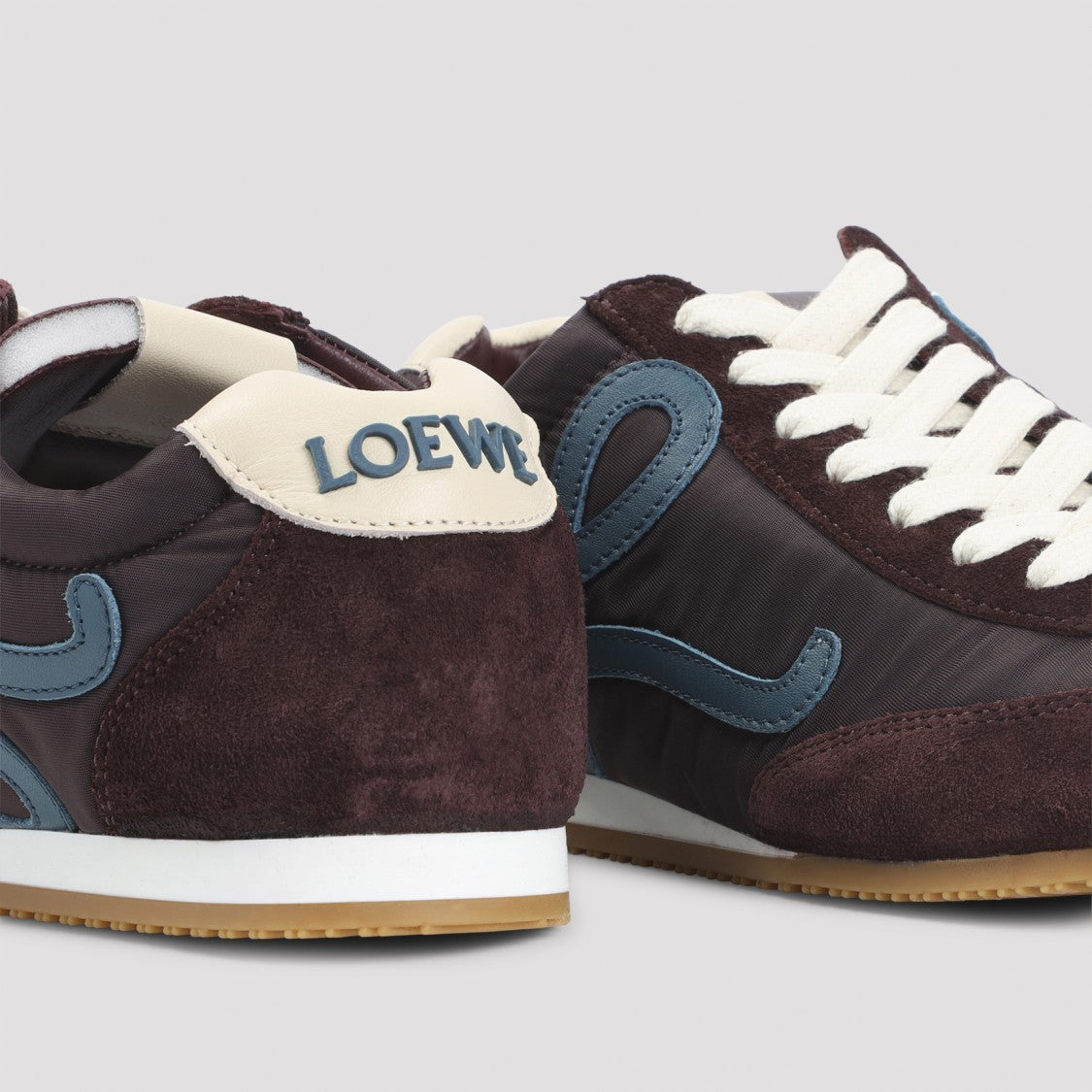 Loewe Ballet Runner 2.0 Burgundy Calfskin Sneakers