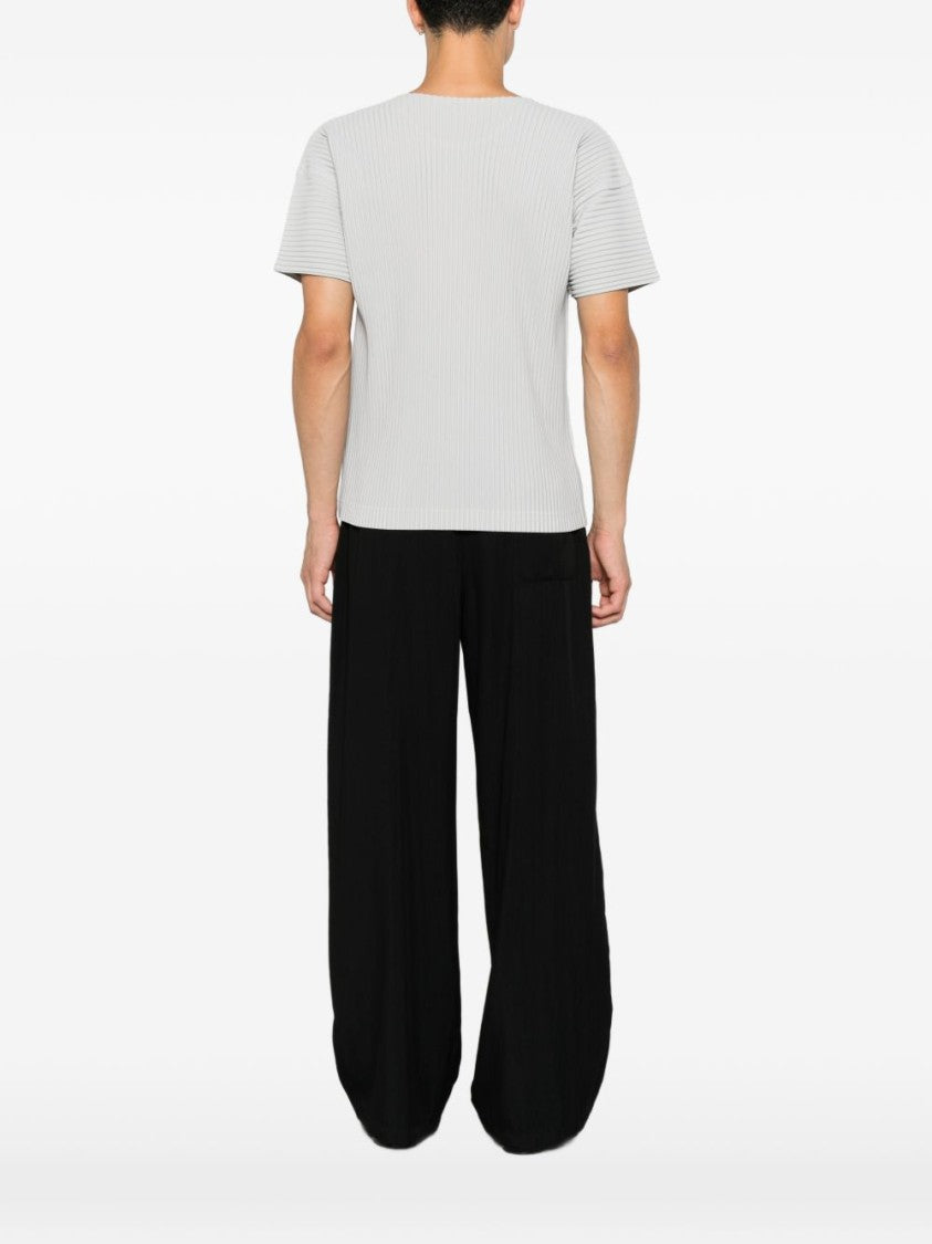 Homme Plissé Issey Miyake Boxy Pleated Short-Sleeve T-Shirt