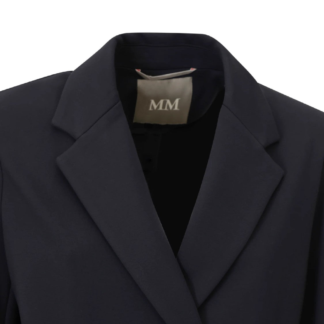 Max Mara Double-Breasted Tailored Jacket In Deep Navy