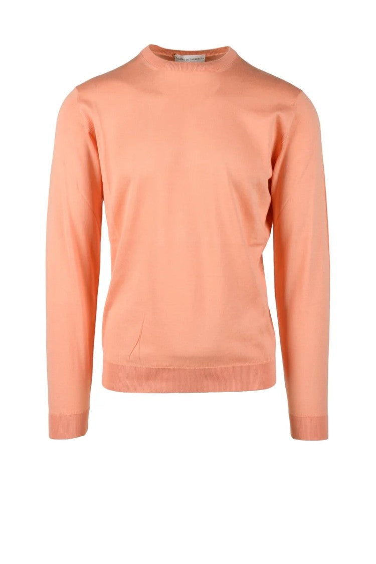 Filippo De Laurentiis Pink Cotton Sweater