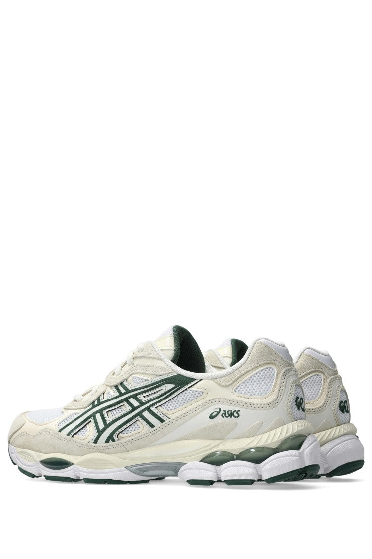 Asics White Green Gel-Nyc Sneakers