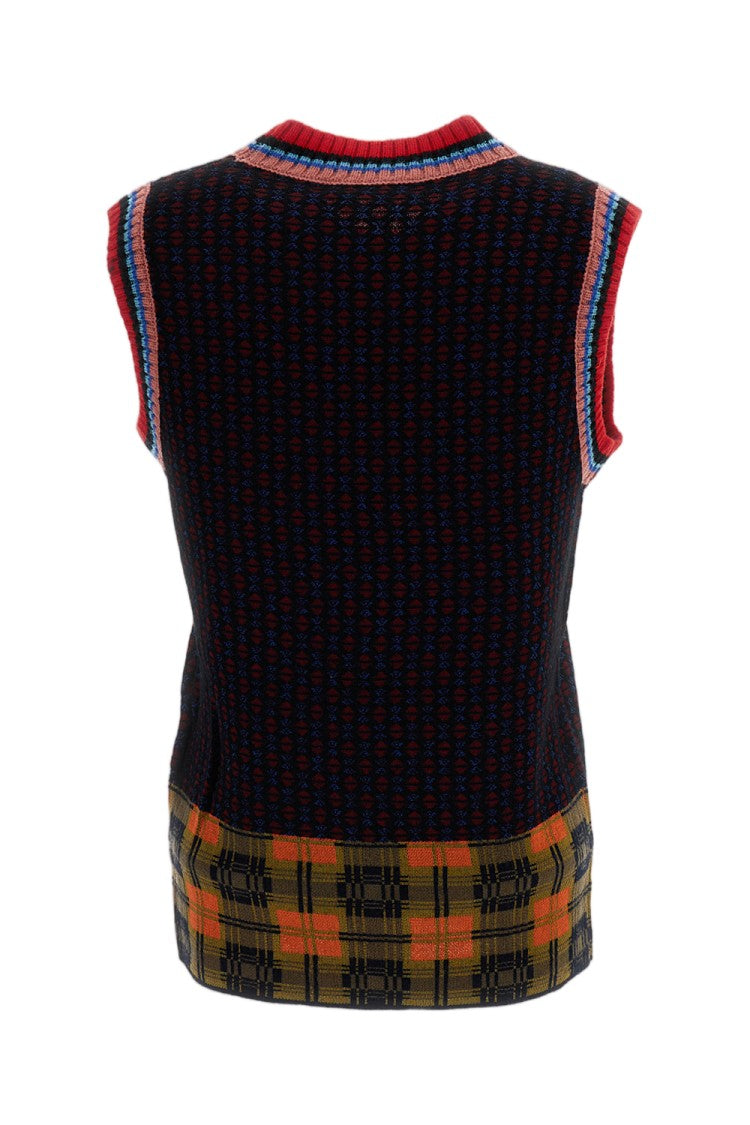 Dries Van Noten Jacquard Knit Top