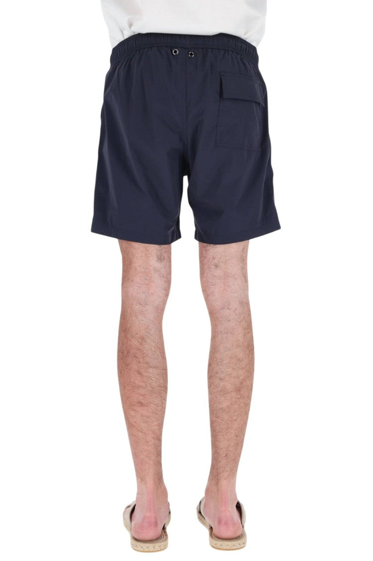 Herno Quick-Drying Navy Swim Shorts With Adjustable Waistband