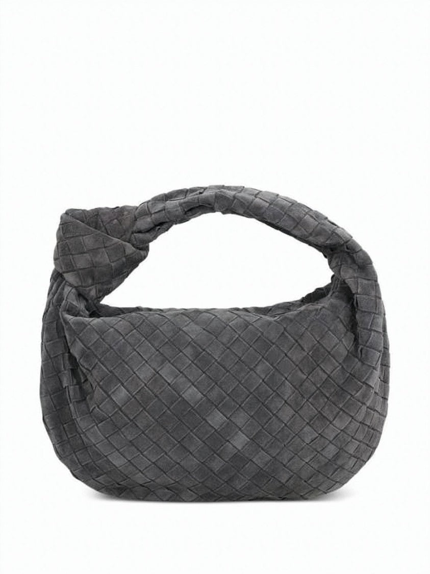 Bottega Veneta Woven Suede Tote Bag