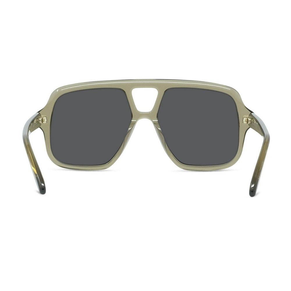 Loewe Slim Double-Bridge Pilot Sunglasses With Engraved Logo