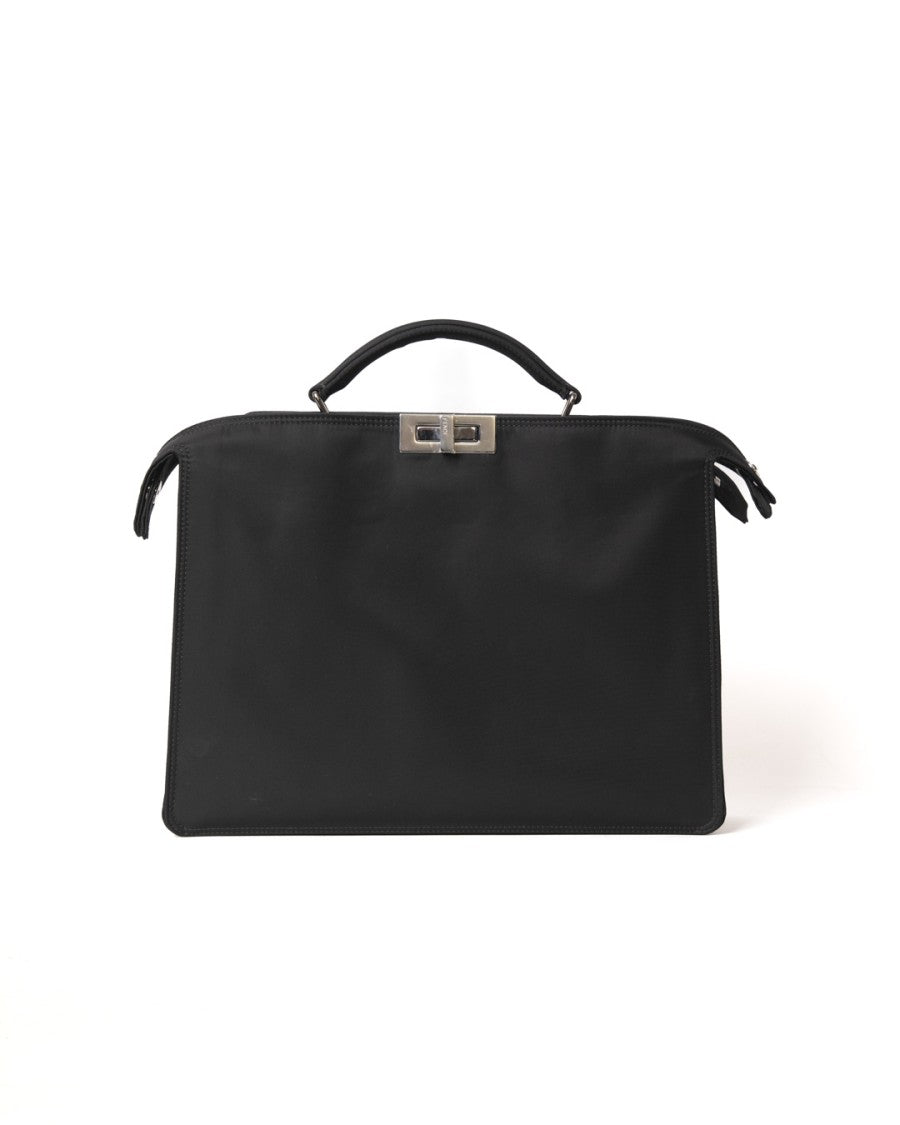 Fendi Peekaboo Iseeu Medium Nylon Black