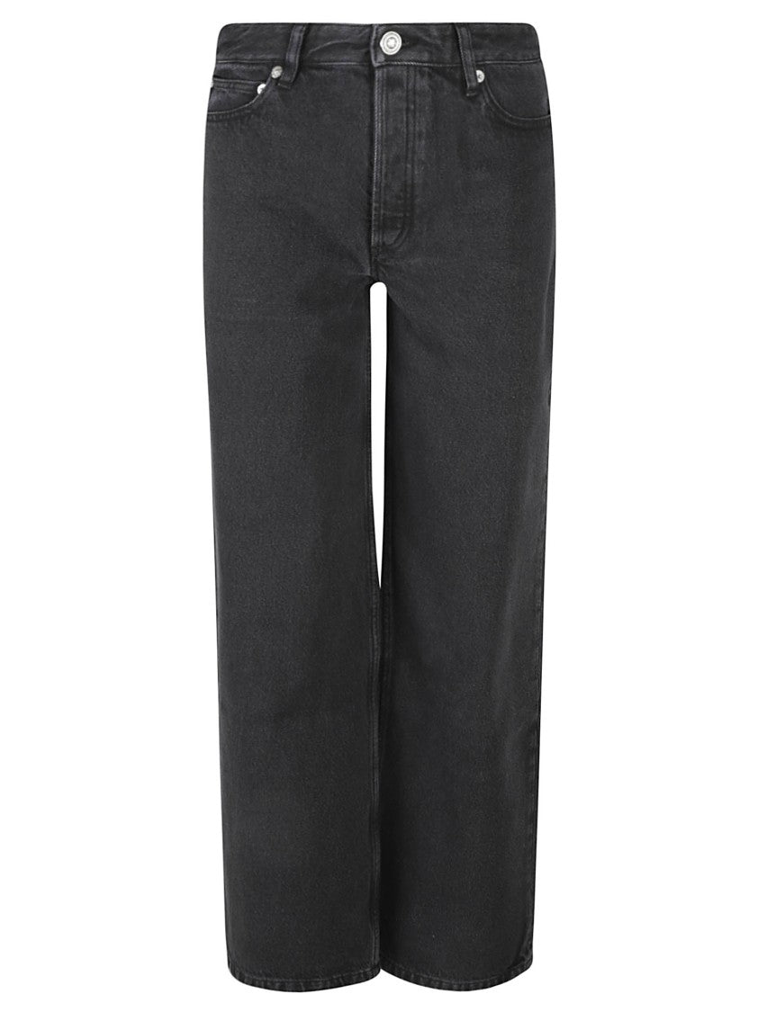A.P.C. High-Waisted Wide-Leg Jeans