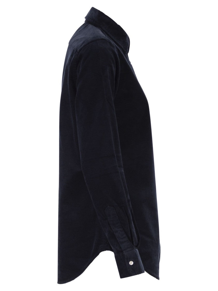 Polo Ralph Lauren Stretch Slim-Fit Velvet Shirt