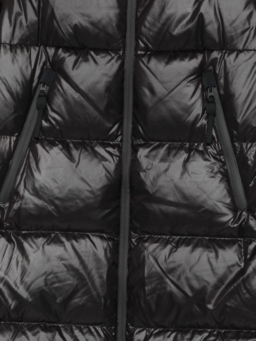 Peuterey Long Padded Jacket With Glossy Finish