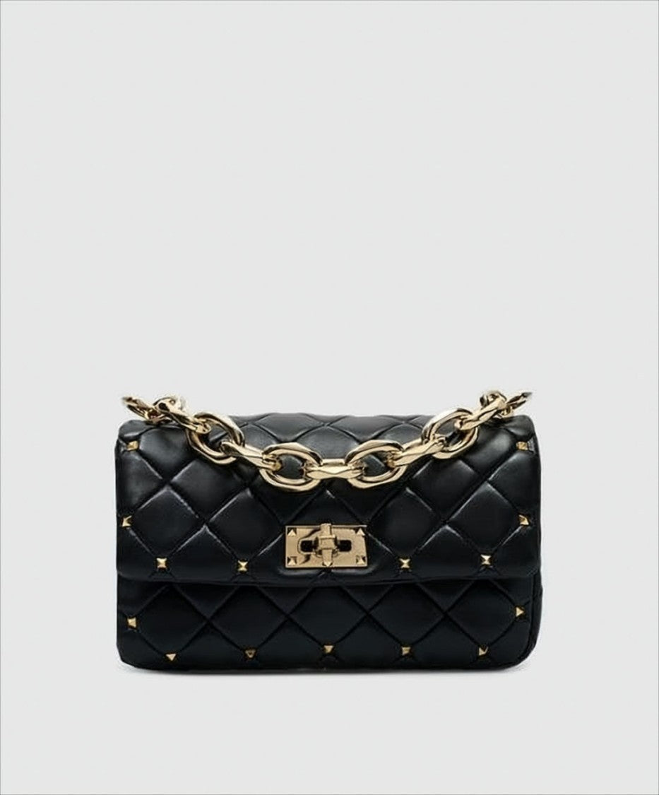 Valentino Garavani Quilted Nappa Leather Shoulder Bag