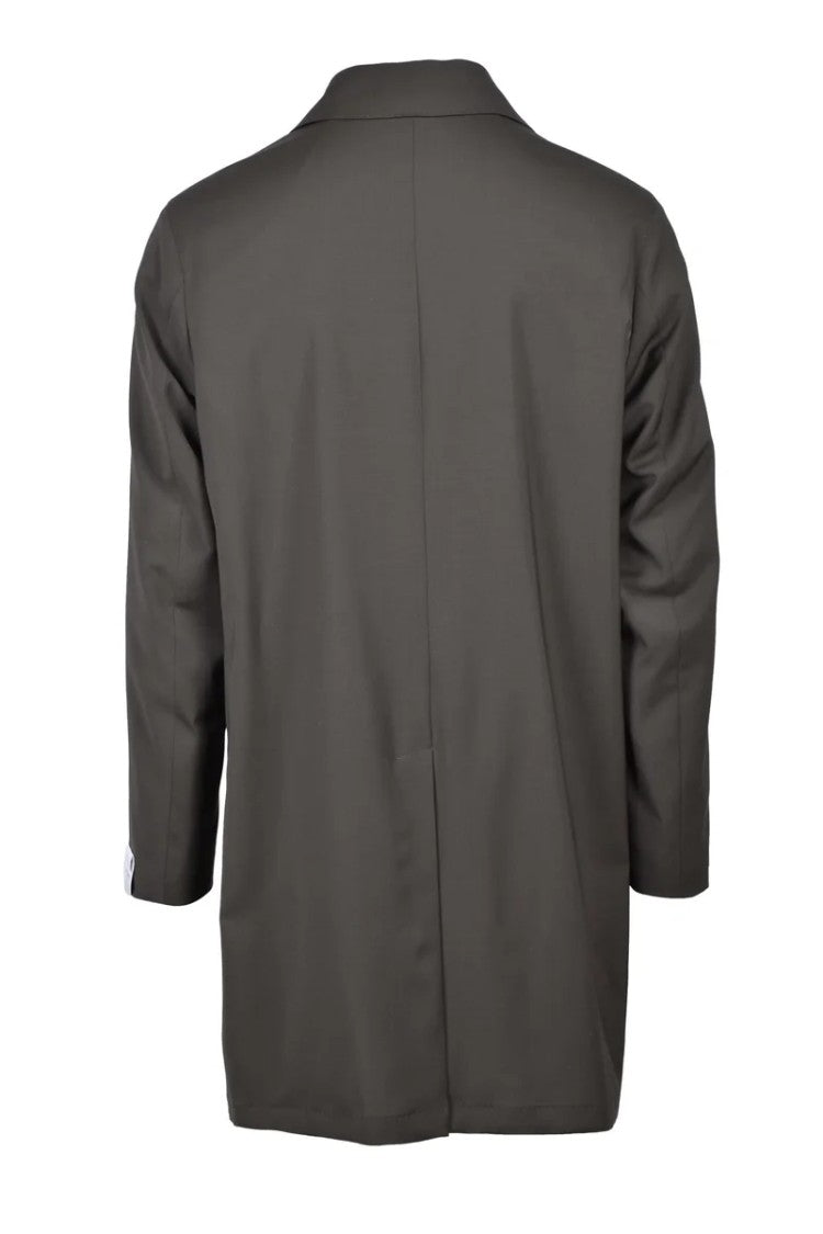 Alberto La Torre Virgin Wool Duster Coat - Brown