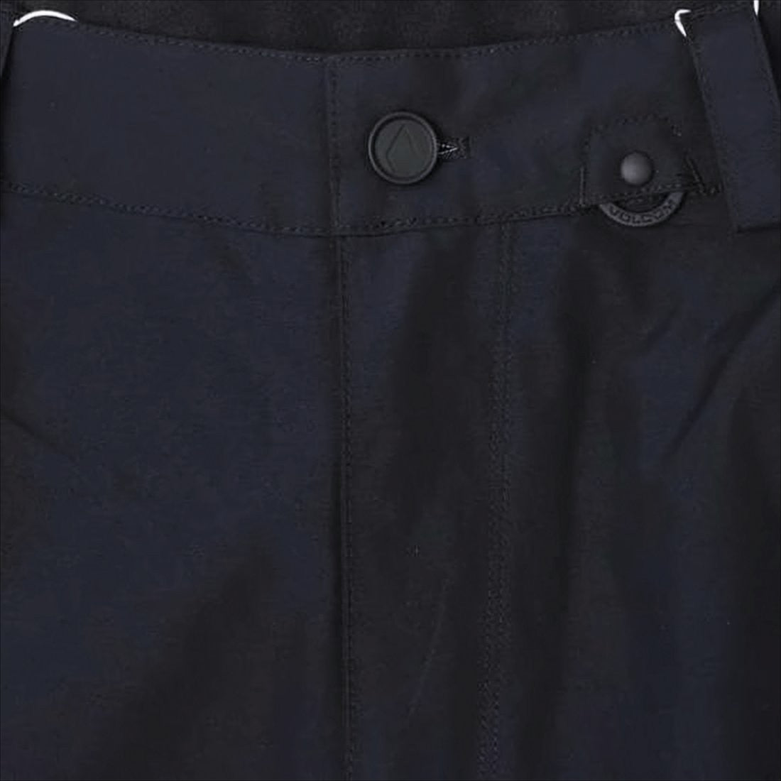 Volcom Straight Fit Black Nylon Pants With Design