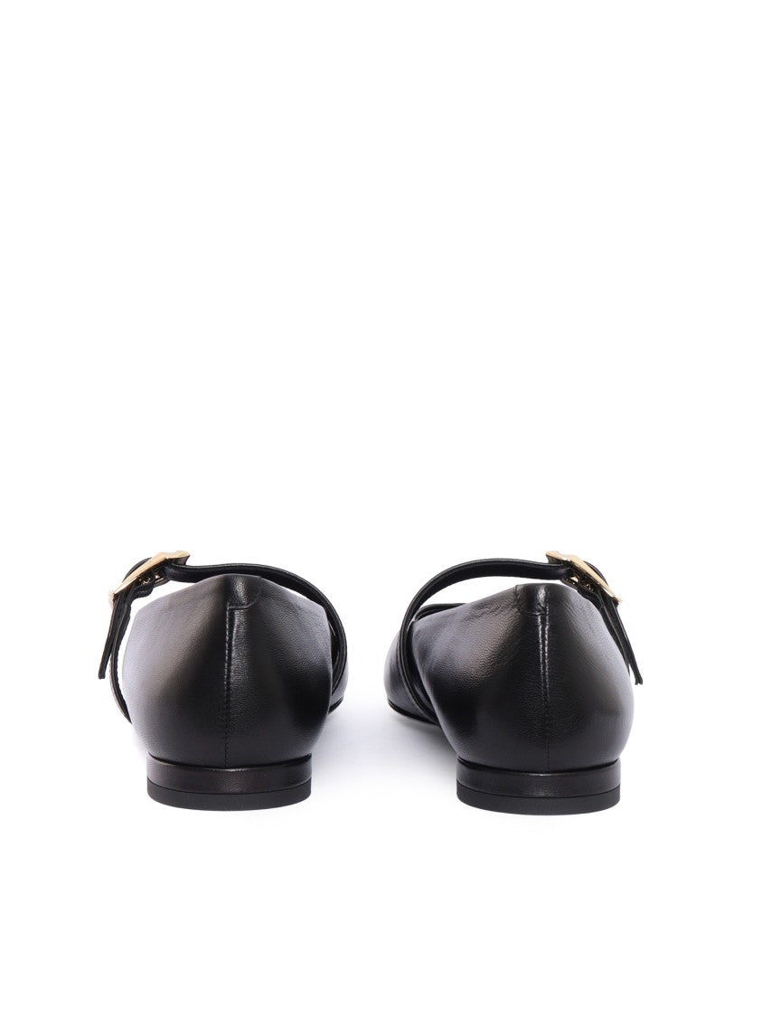 Sergio Levantesi Pointed Toe Stiletto Heels In Black Leather