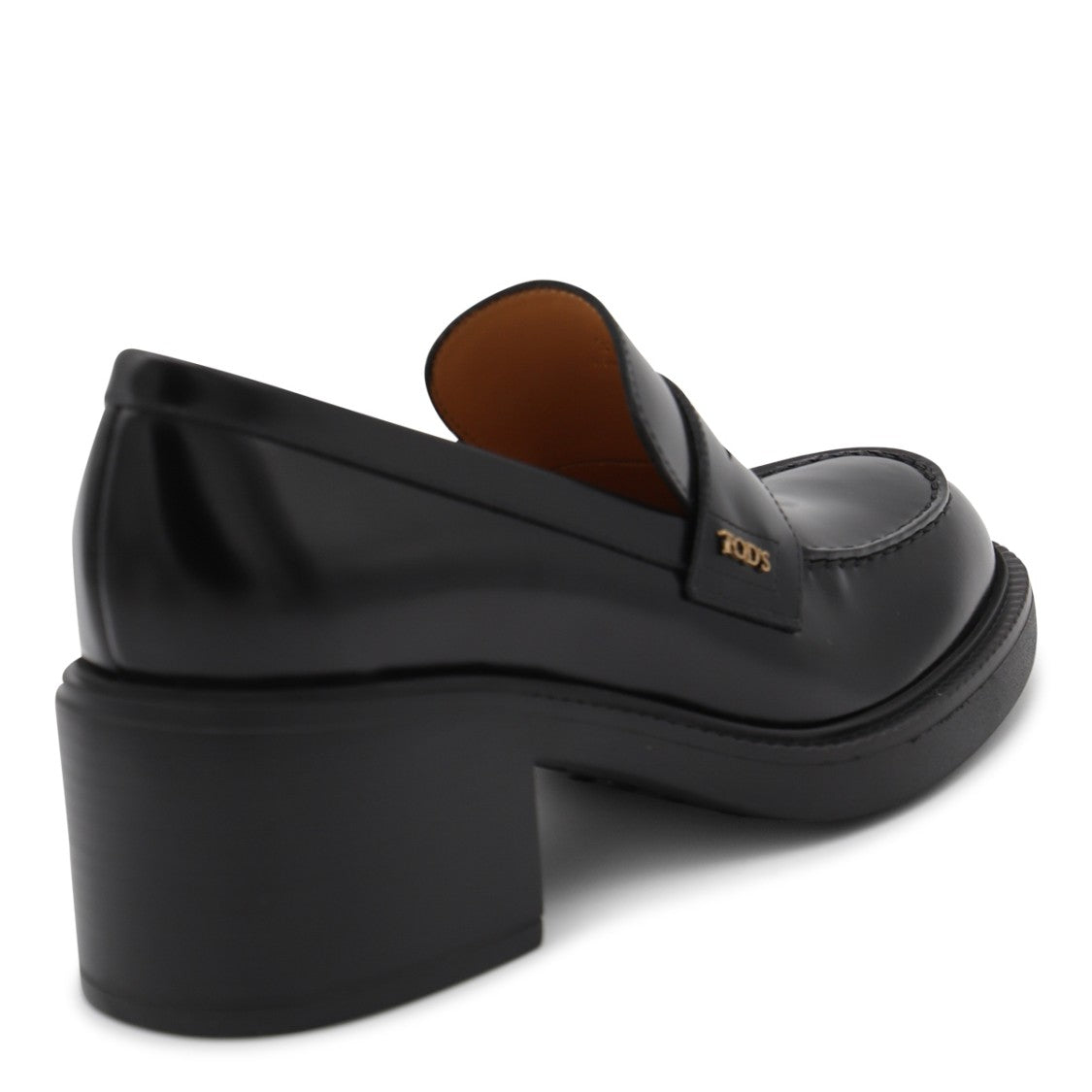 Tod's Black Leather Loafers