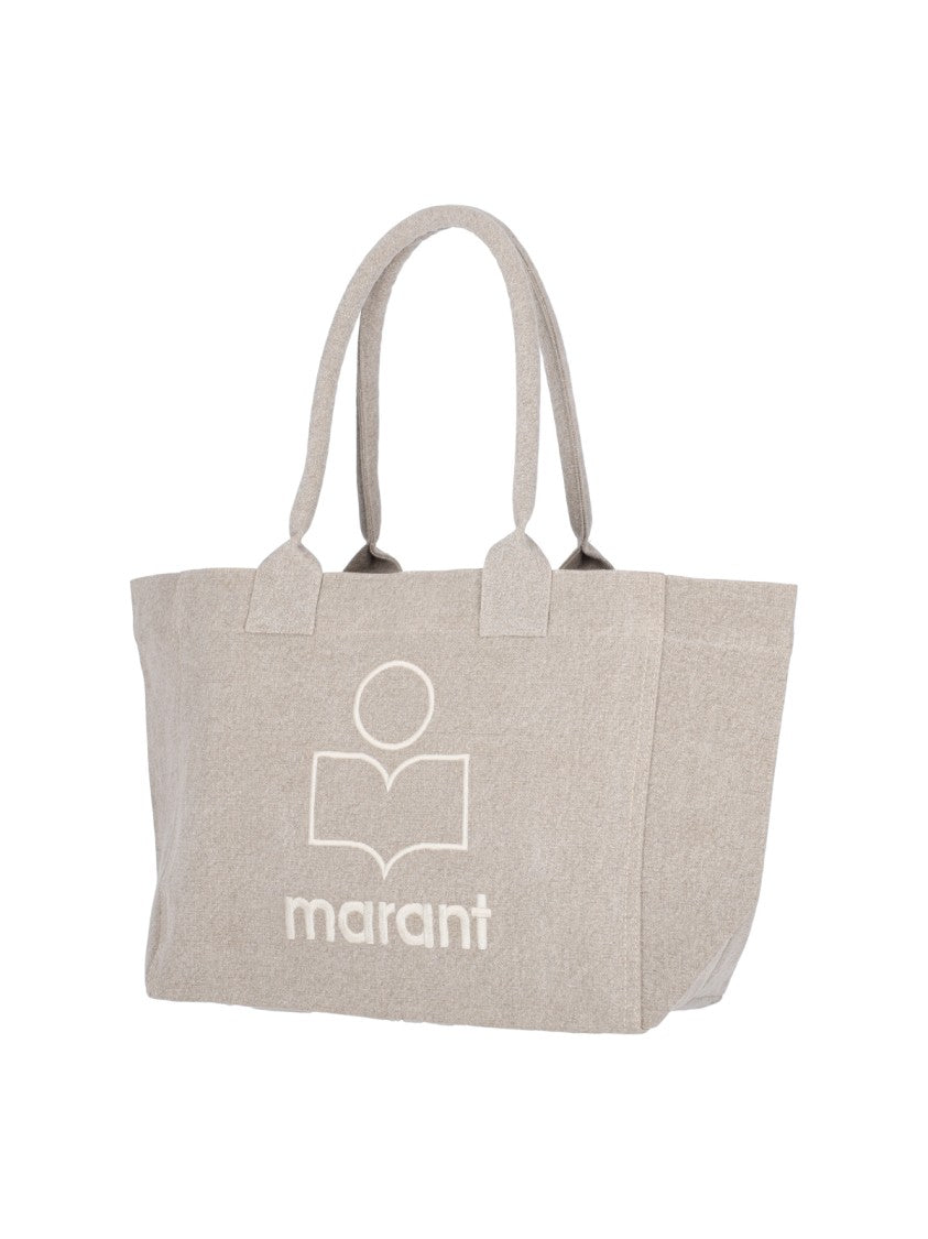 Isabel Marant “Yenky Zipped” Tote Bag – Beige