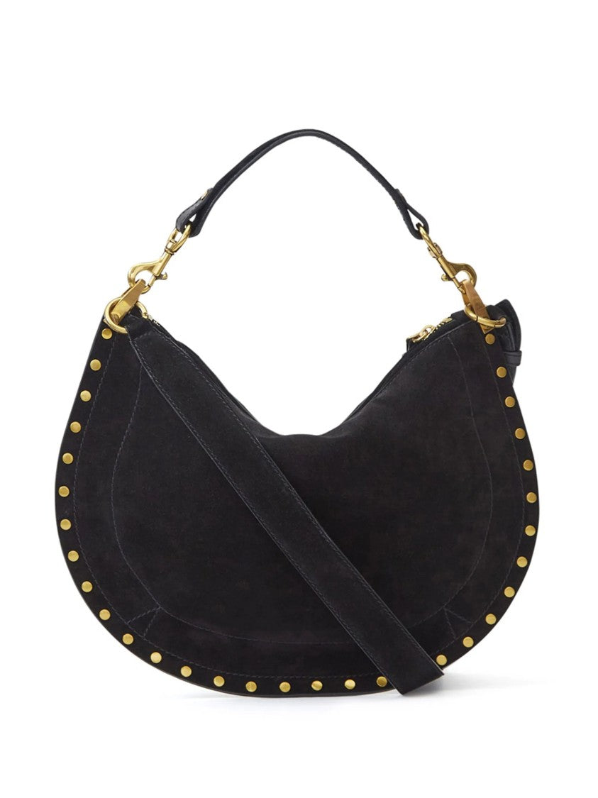 Isabel Marant Black Oskan Soft Crescent Shoulder Bag