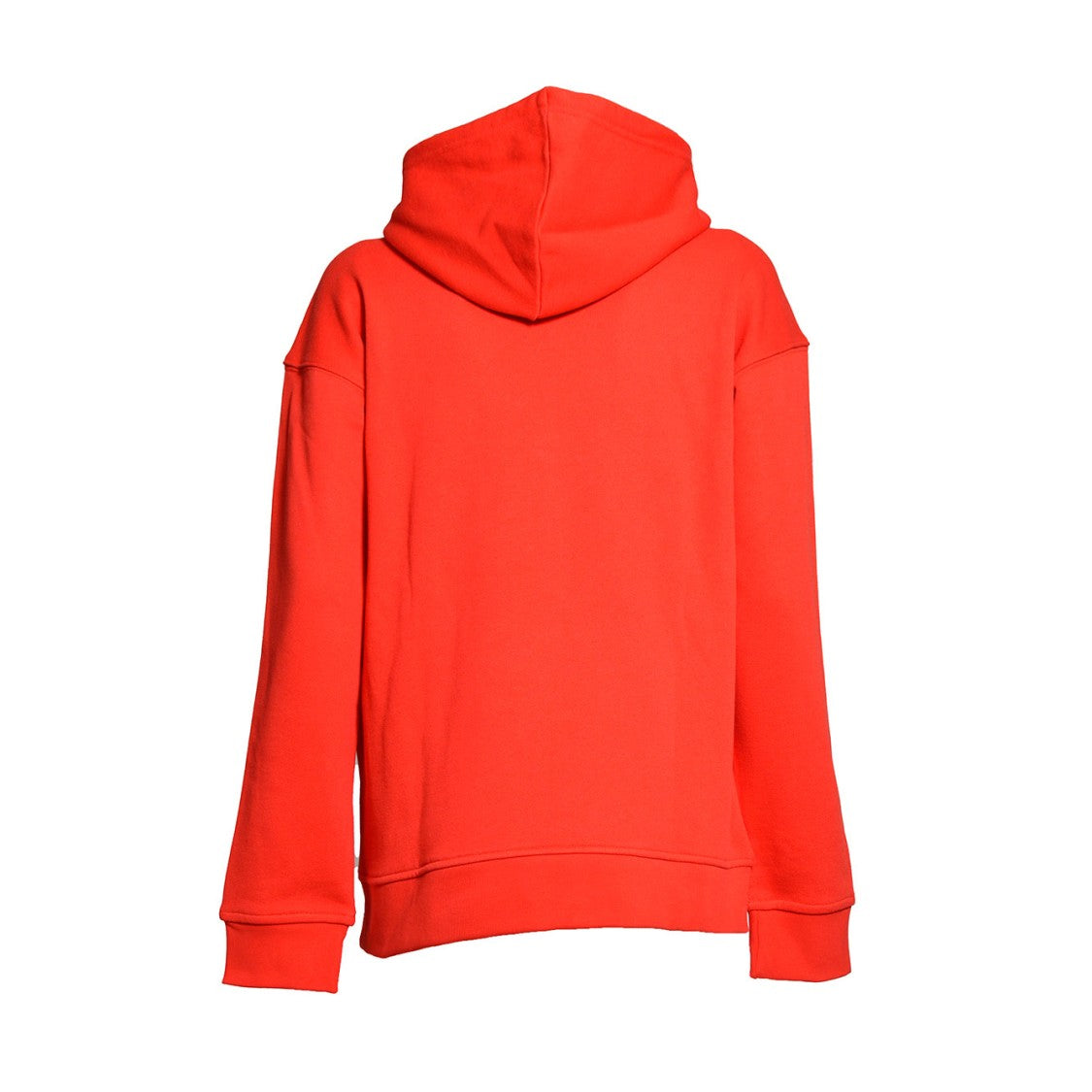 Caban Romantic X Adidas Red Cotton Hoodie Swarovski Applications