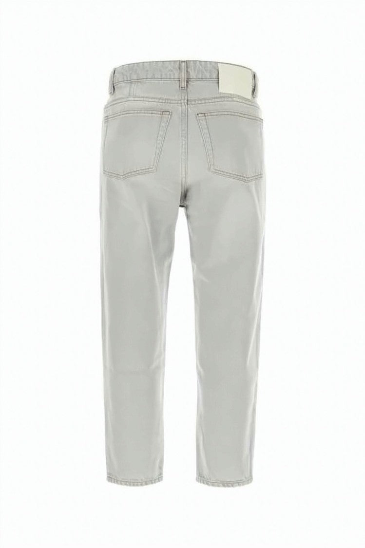 Ami Paris Tapered Fit Jeans With Vintage Wash