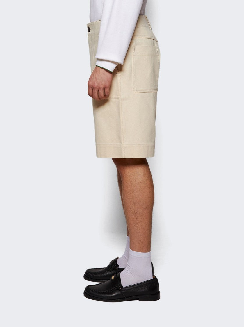 Jacquemus Le Short De-Nîmes Off White