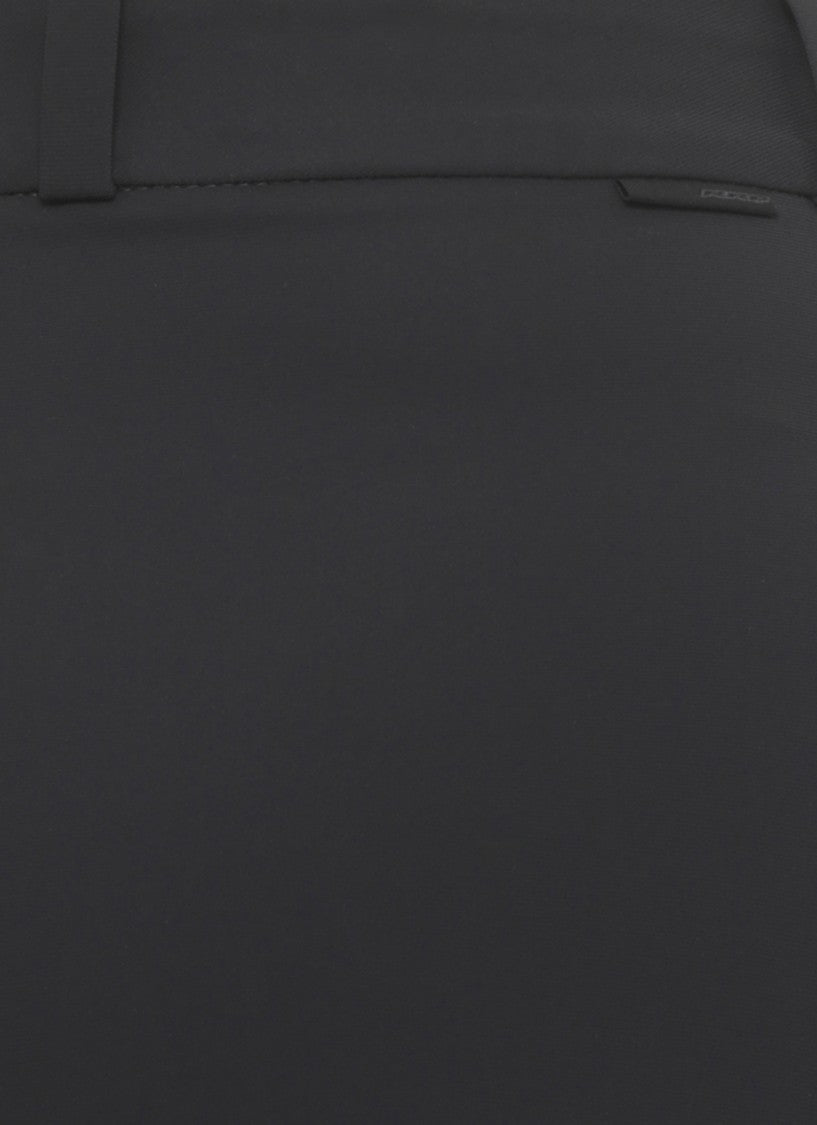 Rrd Black Surflex Livia Straight-Leg Pants