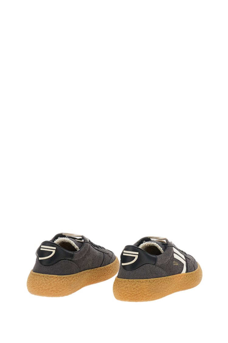 Puraai Gray 1.01 Vintage Vegan Leather Sneakers