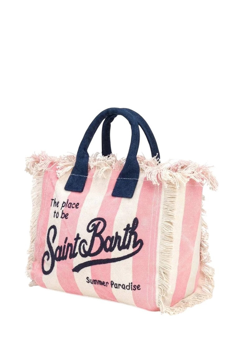 Mc2 Saint Barth Ivory Pink Colette Handbag