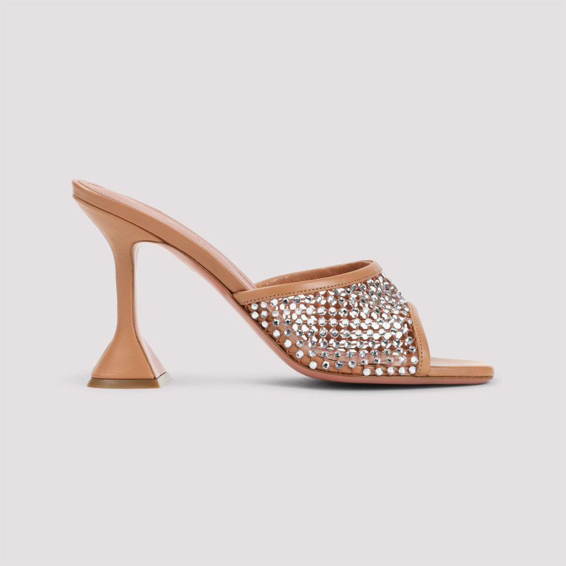 Amina Muaddi Lupita Crystal Net 95 Sandals