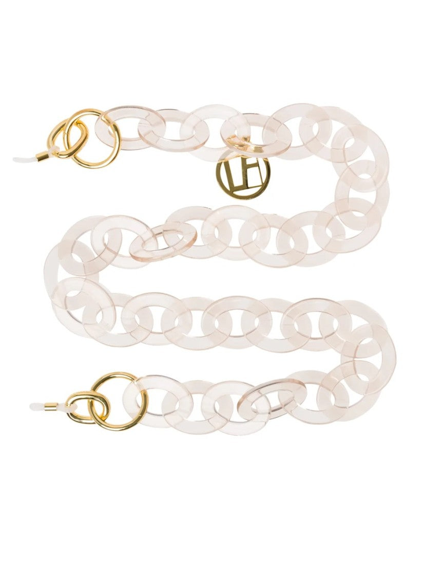 Linda Farrow Ash Oval Link Acetate Chain
