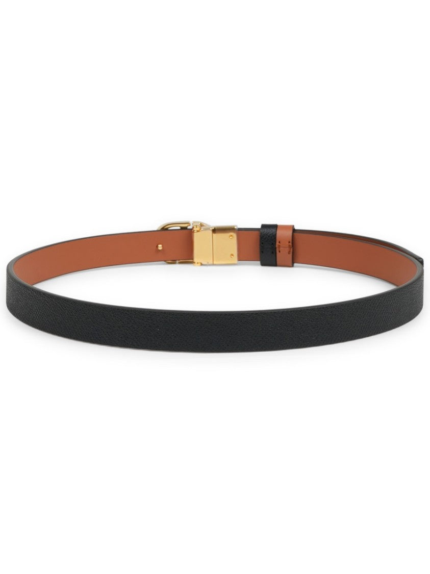 Dior 30 Montaigne Reversible Slim Leather Belt
