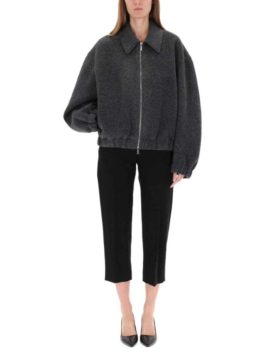 Helmut Lang Shell Boxy Oversized Bomber Jacket