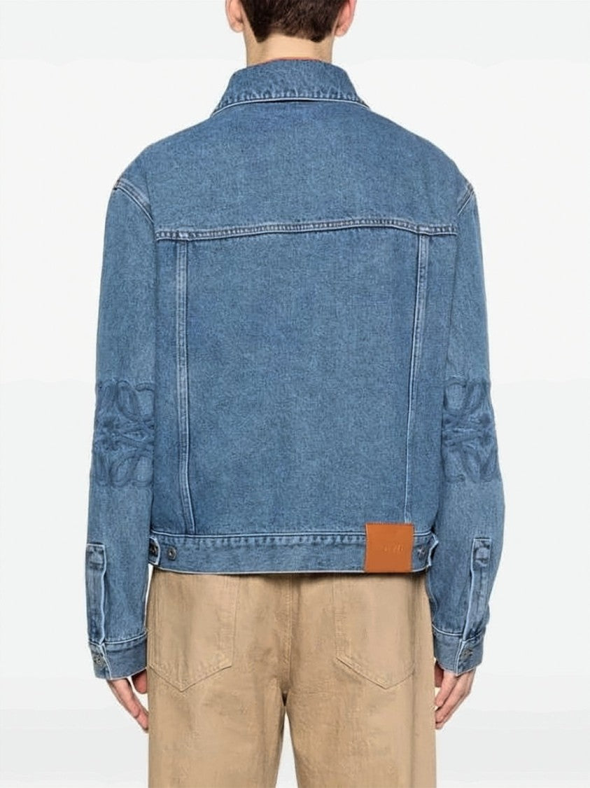 Loewe Classic Denim Jacket With Signature Accents
