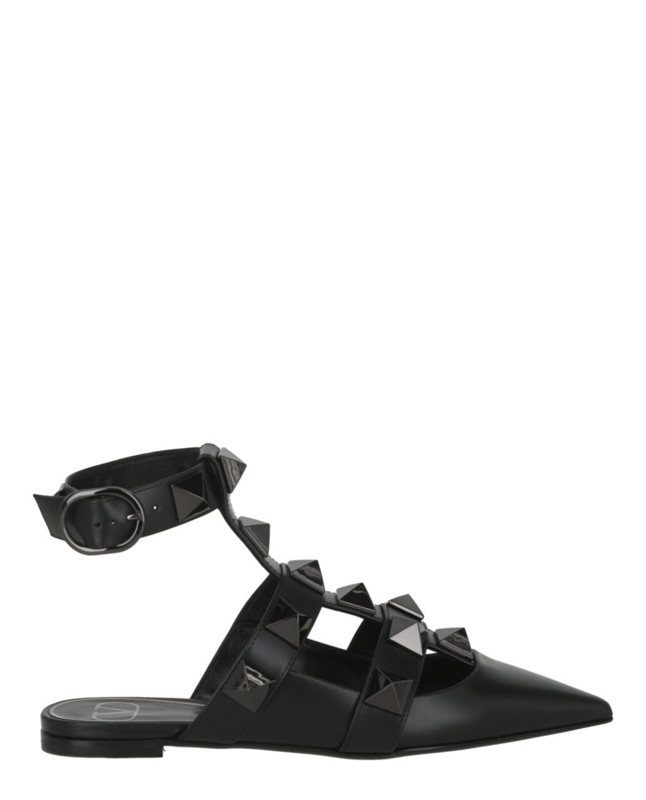 Valentino Roman Stud Ballerina Shoes