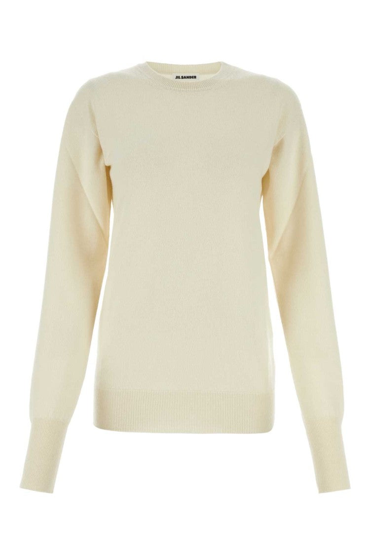 Jil Sander Ivory Cashmere Sweater