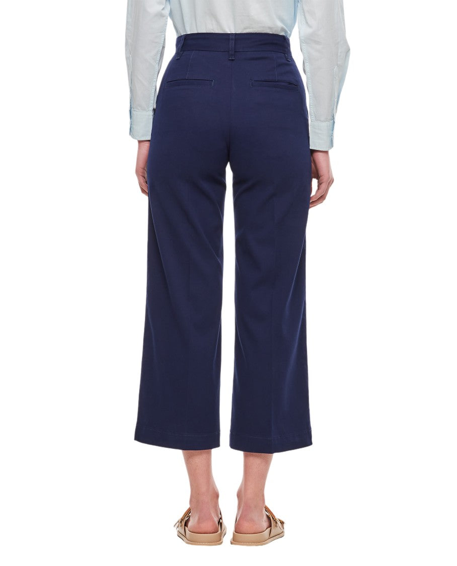 Polo Ralph Lauren High-Waisted Wide-Leg Chino Pants With Structured Silhouette