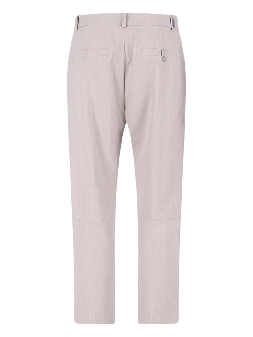 Represent Beige Tailored Pants With Medium Waist