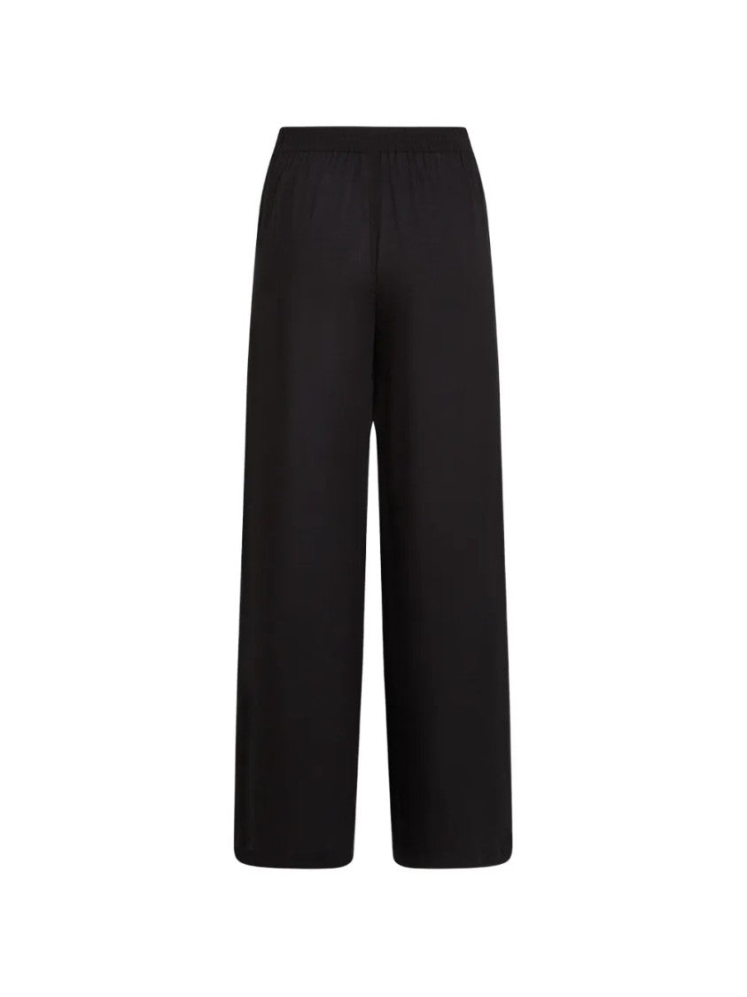 Karl Lagerfeld Wide-Leg Pants With Subtle Signature Detail