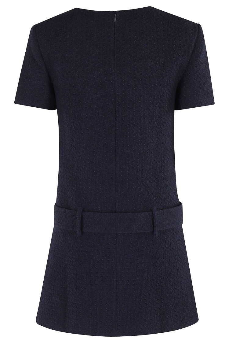 Self-Portrait Boucle Mini Dress