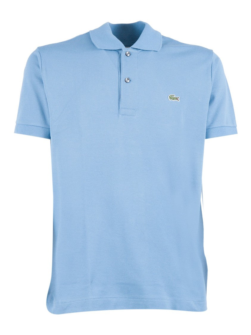 Lacoste Short Sleeve Textured Cotton Polo Shirt