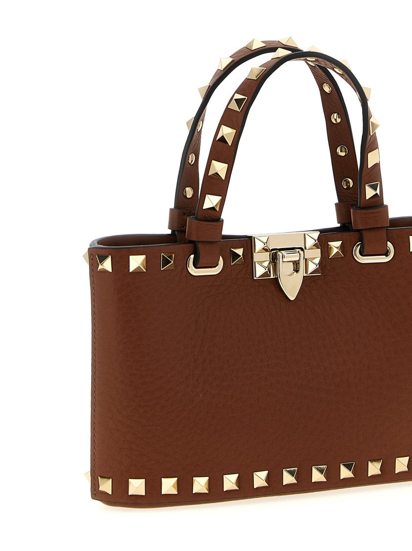 Valentino Garavani Brown Rockstud Handbag