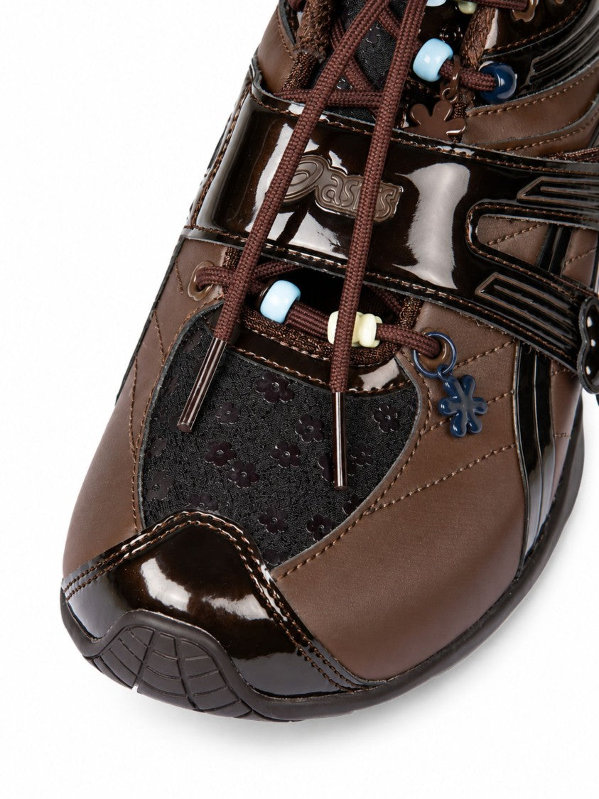 Asics By Cecile Bahnsen Gel-Kinetic Cushioned Leather Sneakers