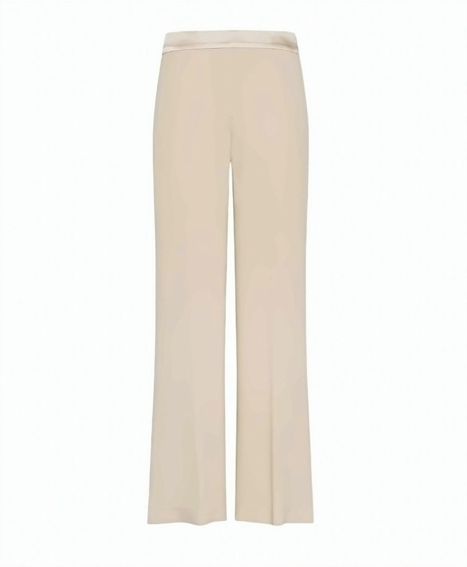 Momonì Envers Satin Tuxedo Stripe Wide-Leg Trousers
