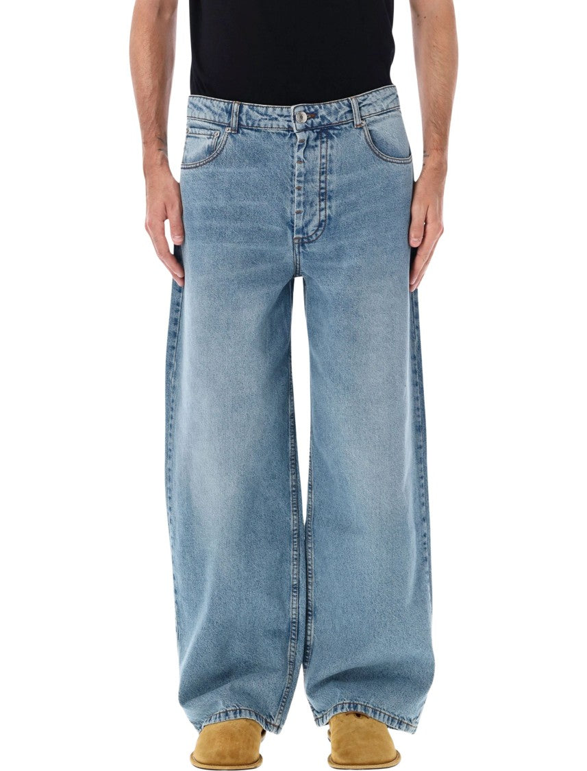 Ami Paris Baggy Fit Denim Jeans