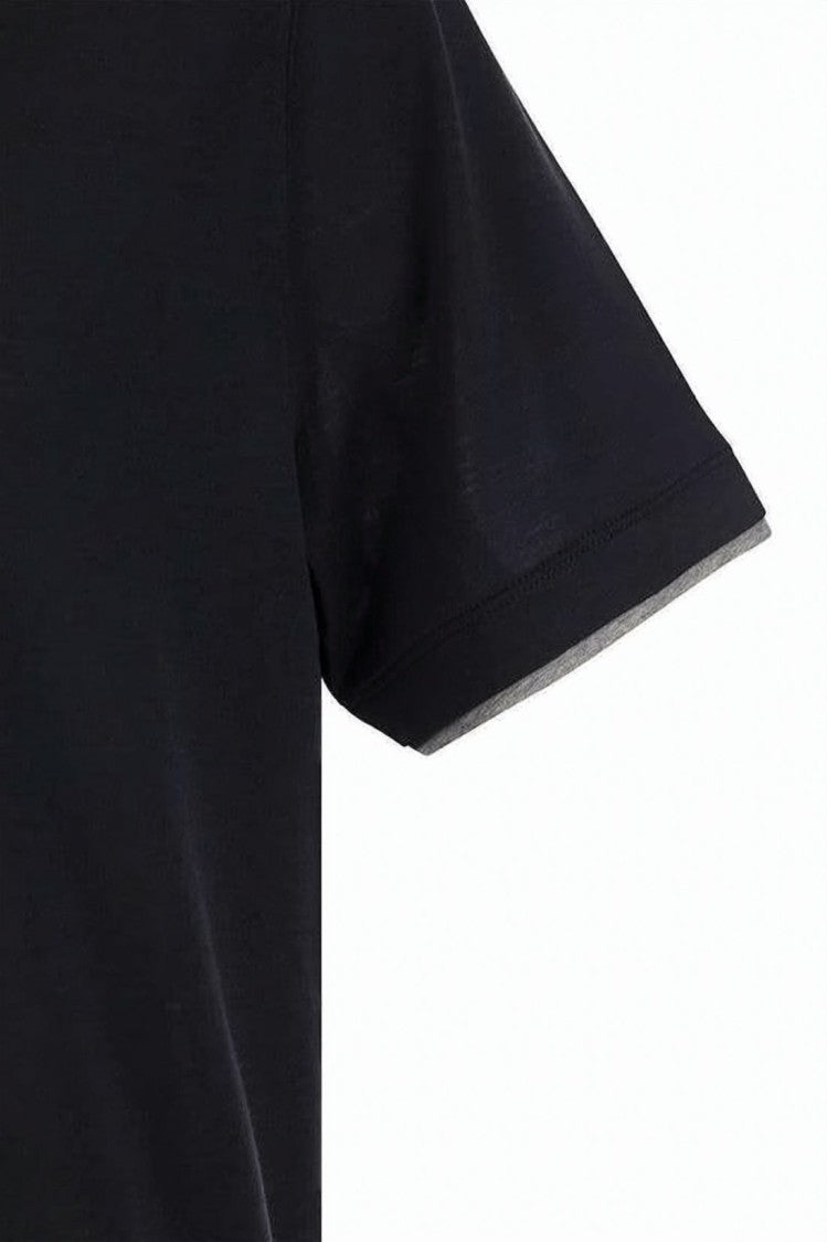 Brunello Cucinelli Layered Effect Short-Sleeve Tee With Minimalist Design